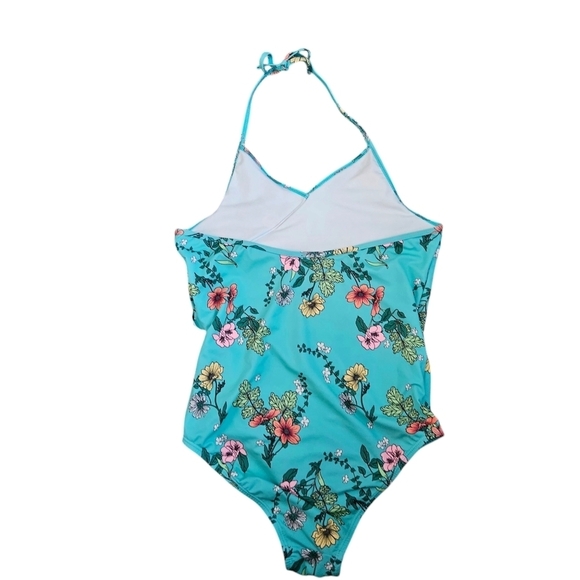 AS ROSE RICH Girls Swimsuit - One Piece Bathing 14, Multicolored Flowers - Picture 5 of 11